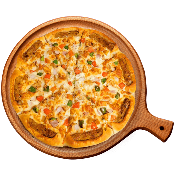 seekh kabab pizza